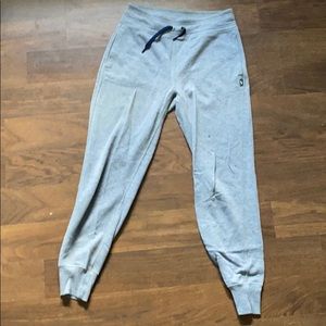 Gray sweatpants